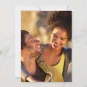 Rustic Gold Monogram Greenerity Foto Couples Dusch Einladung (Rückseite)