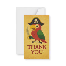 Rustic Gold Nautical Pirate Parrot Vielen Dank