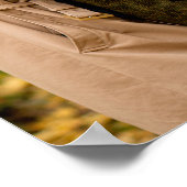 Rustic Gold Verlobung Foto Hochzeit im Herbst Will Poster (Ecke)