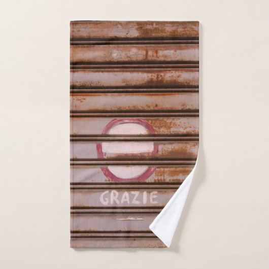 Rustic Grazie Shutter Napoli 1 Badhandtuch Set (Handtuch)