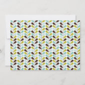 Rustic Green Blue Baby Boy Dusche Einladung (Rückseite)