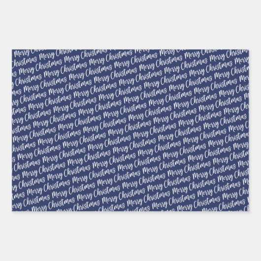 Rustic Green Blue Watch Kariert frohe Weihnachten Geschenkpapier Set (Vorderseite 2)