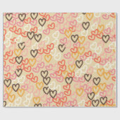 Rustic Green Buffalo Plaid Snowflake Christmas Geschenkpapier (Flach)