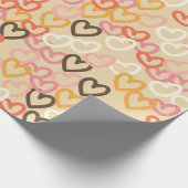 Rustic Green Buffalo Plaid Snowflake Christmas Geschenkpapier (Ecke)