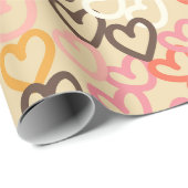 Rustic Green Buffalo Plaid Snowflake Christmas Geschenkpapier (Rolleneckpunkt)