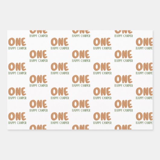 Rustic Green Evergreen Forest Nature Geschenkpapier Set (Vorderseite 2)