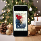 Rustic Green frohe Weihnachten Ein Foto