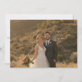 Rustic Green Mexican Wedding – Save the Date (Rückseite)