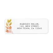 Rustic Greenerity Rücksendeadresse (Vorne)