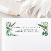 Rustic Greenery Eucalyptus Wedding Address (Insitu)