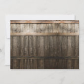 Rustic Greenery Foto Abschluss Foto Vielen Dank Dankeskarte (Rückseite)