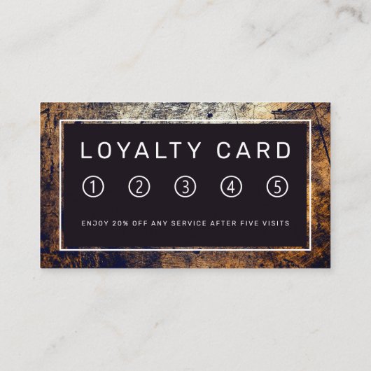 Rustic Grime Treuekarte (Rückseite)