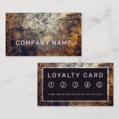 Rustic Grime Treuekarte (Vorne/Hinten)