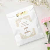 Rustic Hand Drawn Paisley Wedding Vielen Dank Geschenktütchen (Versiegelt)