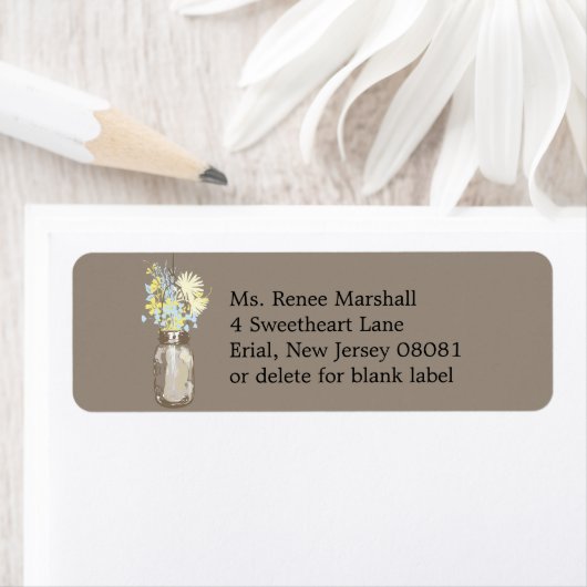 Rustic Hanging Mason Jar Wedding (Insitu)