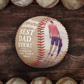 Rustic Happy Birthday Best Vater Ever 2 Fotos Baseball