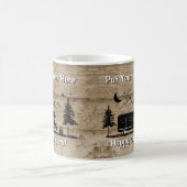 Rustic Happy Camper Class C RV Custom Coffee Tasse (Mittel)