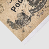 Rustic Happy Hen Decoupage/Tissue Paper Seidenpapier (Ausschnitt)