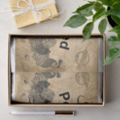 Rustic Happy Hen Decoupage/Tissue Paper Seidenpapier (Geschenk)