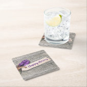 Rustic Happy Norooz Hyacinth - Paper Untersetzer (Vor Ort)