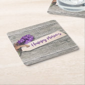 Rustic Happy Norooz Hyacinth - Paper Untersetzer (angewinkelt)