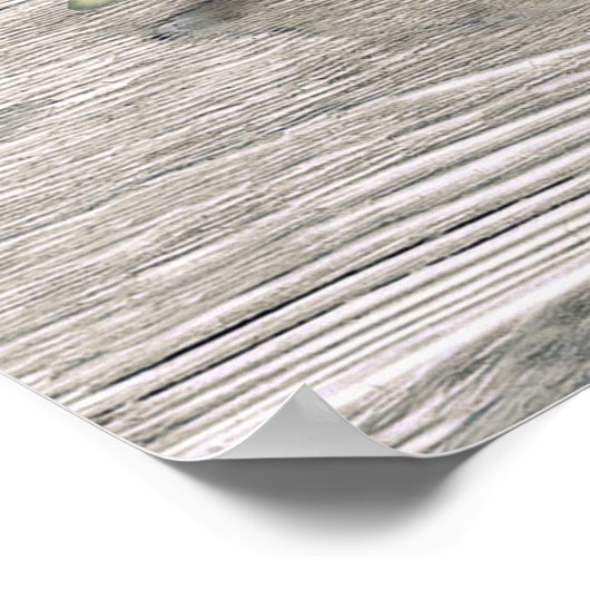 Rustic Happy Noroz Hyacinth - Poster (Ecke)