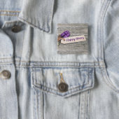 Rustic Happy Noroz Hyacinth - Schaltfläche Button (Beispiel)