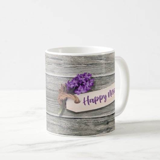 Rustic Happy Noroz Hyacinth - Tasse (VorderseiteRechts)