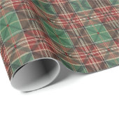 Rustic Heritage Plaid Geschenkpapier (Rolleneckpunkt)