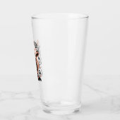 Rustic Highland Cow Ghost Halloween Glas (Links)