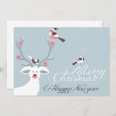 Rustic Holiday Reindeer Frohe Weihnachten (Vorne/Hinten)
