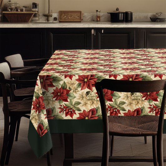 Rustic Holiday Tablecloth Watercolor Floral Charm Tischdecke
