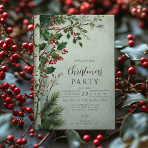 Rustic Holly Berry Christmas