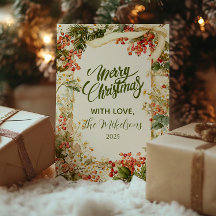 Rustic Holly Berry Christmas