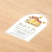 Rustic Honey Jars Bride to Bee Arch Bridal Shower Acryleinladungen (Ablage )
