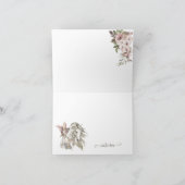 Rustic Horse Baby Dusche Dankeskarte (Innenseite)