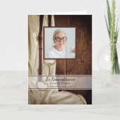 Rustic Horse Bit Satin Western Beerdigung Service Programm (Vorderseite)