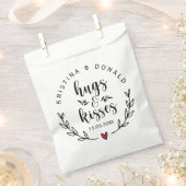Rustic Hugs & Kisses Wedding | BRAUTPARTY Geschenktütchen (Ausgeschnitten)