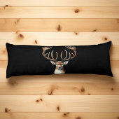 Rustic Hunter Deer Antler Memories Photo Seitenschläferkissen