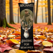 Rustic Hunter Deer Antler Memories Photo Seitenschläferkissen