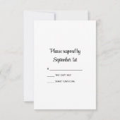 Rustic Hydrangea Cowboy Boots Western Wedding RSVP (Rückseite)