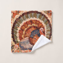 Rustic Impressionist Fall Turkey