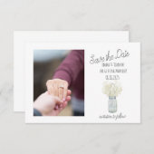 Rustic Jar Save the Date (Vorne/Hinten)