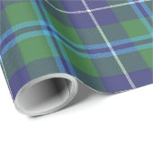 Rustic Kariert Classic Clan Douglas Tartan Geschenkpapier (Rolleneckpunkt)