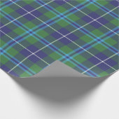 Rustic Kariert Classic Clan Douglas Tartan Geschenkpapier (Ecke)