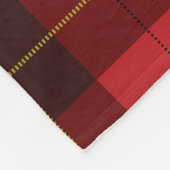 Rustic Kariert Sweet Zuhause Bauernhof Wallace Tar Fleecedecke (Ecke)