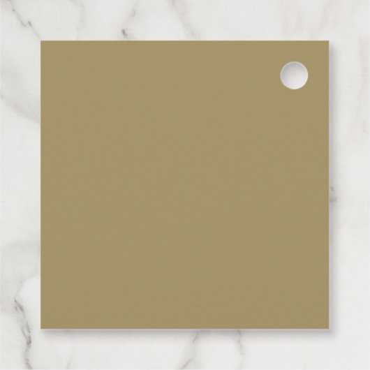 Rustic King Protea Wedding Geschenk Geschenkanhänger (Rückseite)