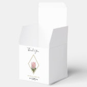 Rustic King Protea Wedding Geschenkschachtel (Geöffnet)