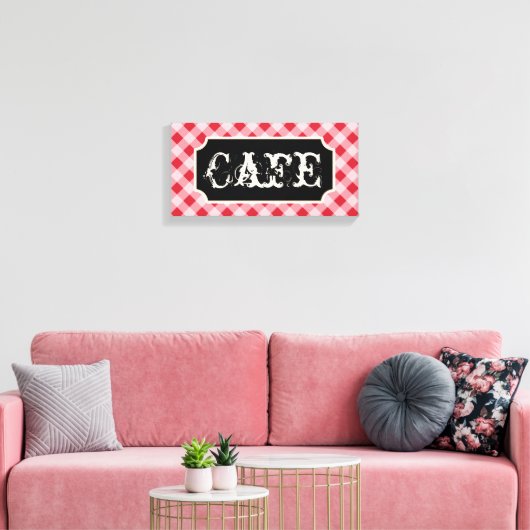 Rustic Kitchen Café Signe Leinwand (Insitu (Wohnzimmer))