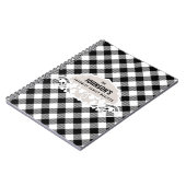 Rustic Kitchen Family Rezept Kochbuch Notizblock (Linke Seite)